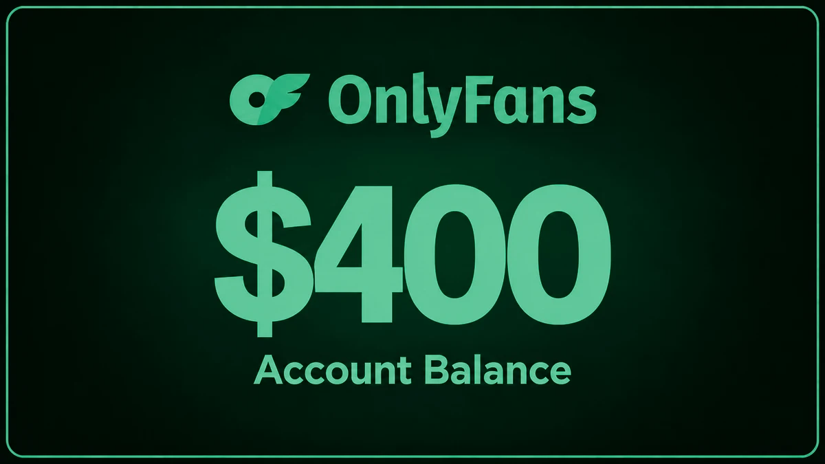 OnlyFans Balance $400